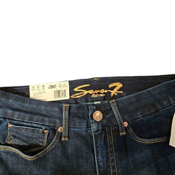 NWT Seven7 Woman's Size 10 Denim Jeans McKay Tummy Less High Rise Skinny NEW - Picture 5 of 9